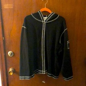 Hooded style sweatshirt